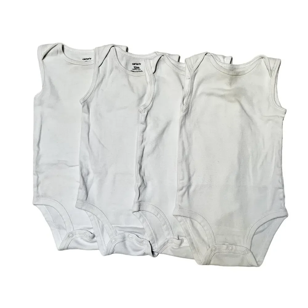 Carter's Sleeveless Onesie Bundle Size 12m